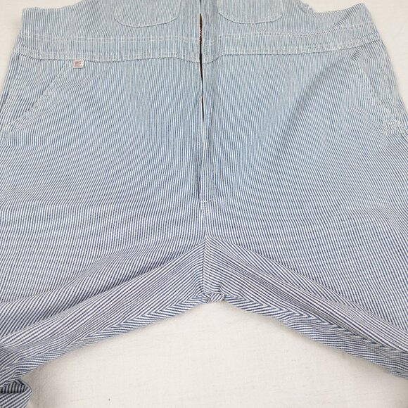BIG BILL Hickory Stripe Overalls Men's 48 Reg Painter Railroad Bib - Picture 5 of 13